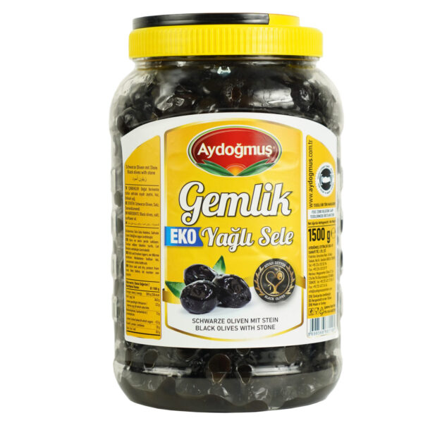 Aydogmus Black Olives 1500g (230-260) 1x6